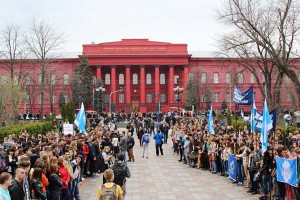 Студенти України провели попереджувальну акцію протесту!